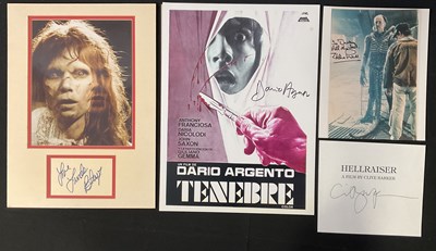 Lot 551 - A group of autographs on mixed media...