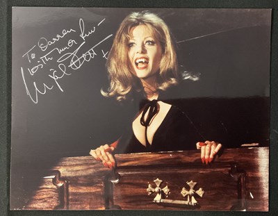 Lot 482 - INGRID PITT - A signed 8" x 10" colour still...