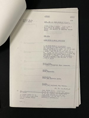 Lot 429 - Three original camera scripts for MONTY PYTHON'...