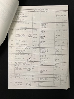 Lot 429 - Three original camera scripts for MONTY PYTHON'...
