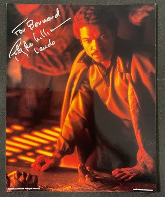 Lot 741 - STAR WARS: BILLY DEE WILLIAMS - A signed 8” x...