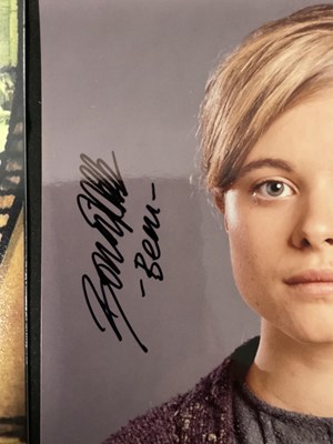 Lot 748 - A group of STAR WARS actor autographs on 8” x...