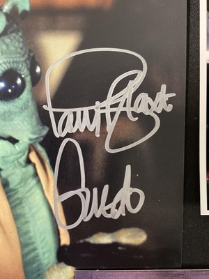 Lot 748 - A group of STAR WARS actor autographs on 8” x...