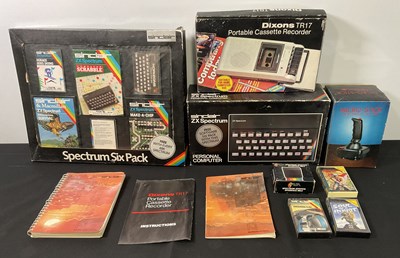 Lot 654 - A Sinclair ZX Spectrum console, complete in...