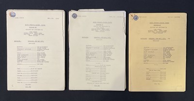 Lot 427 - Three original camera scripts for MONTY PYTHON'...