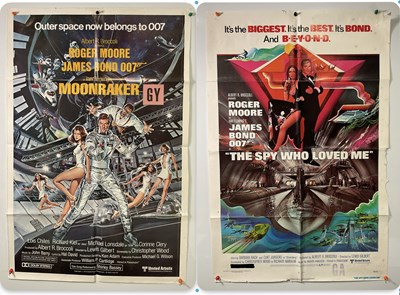 Lot 229 - MOONRAKER (1979) UK one sheet film poster -...