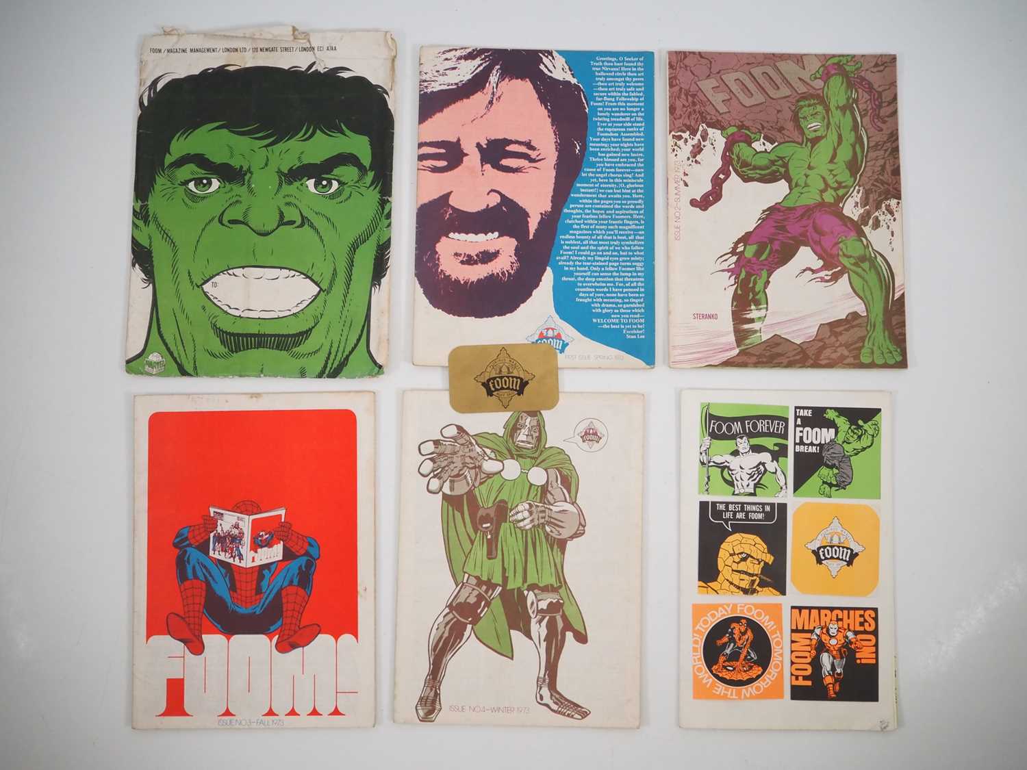 Lot 4 - FOOM PACK - Original owner copy which includes...