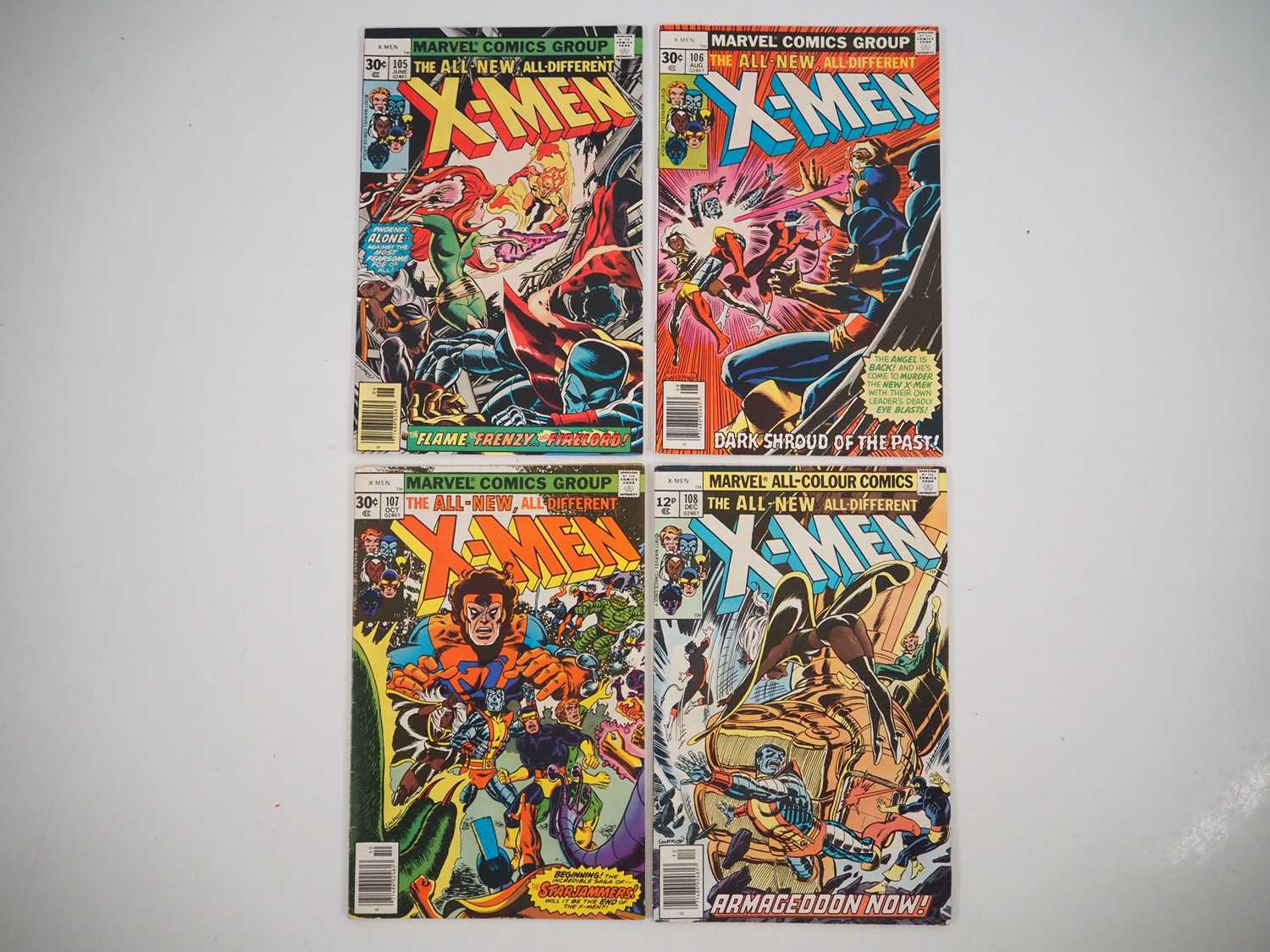 Lot 15 - X-MEN #105, 106, 107, 108 (4 in Lot) - (1977 -...