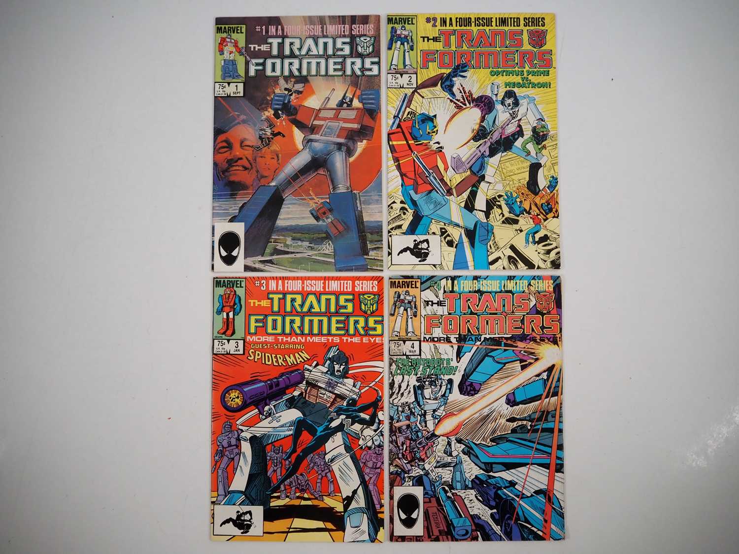 Lot 16 - THE TRANSFORMERS #1 to 4 (4 in Lot) -...