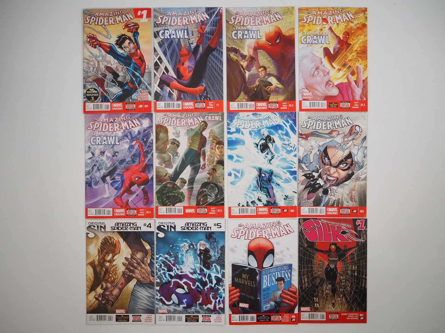 Lot 22 - AMAZING SPIDER-MAN VOL.3 #1, 1.1 to 1.5, 2, 3,...