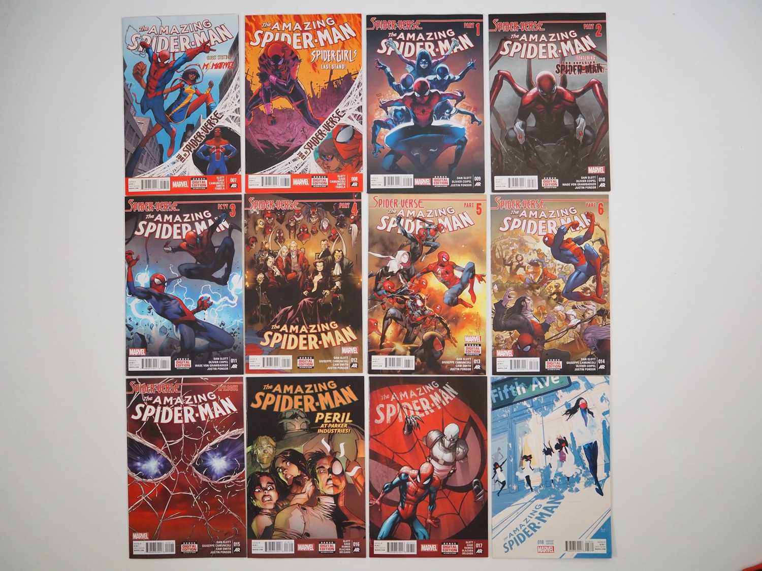 Lot 23 - AMAZING SPIDER-MAN VOL.3 #7 to 18 (12 in Lot) -...