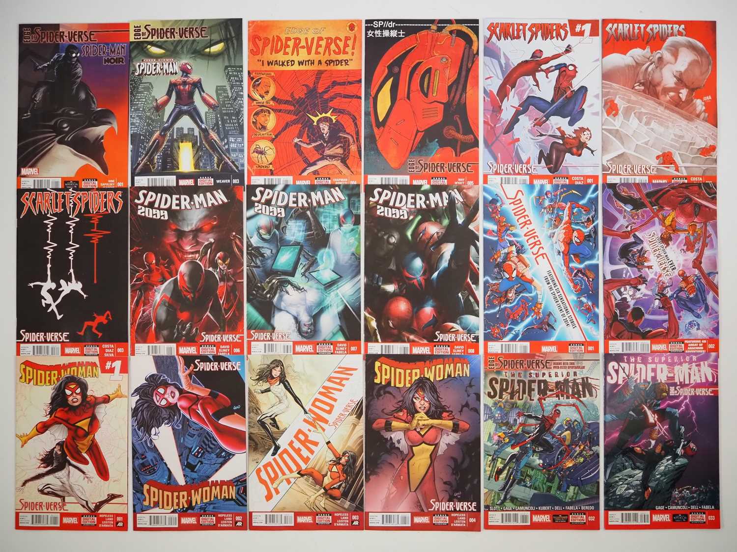 Lot 25 - SPIDER-VERSE LOT (18 in Lot) - Includes EDGE...