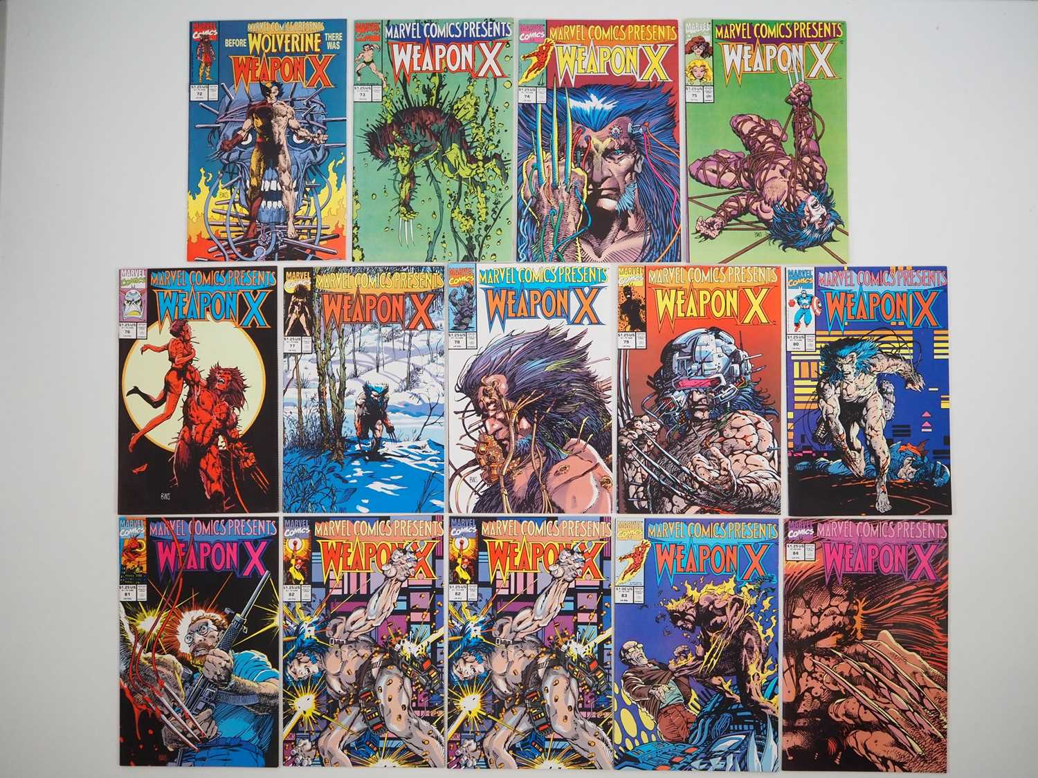 Lot 26 - MARVEL COMICS PRESENTS: WOLVERINE - WEAPON X...