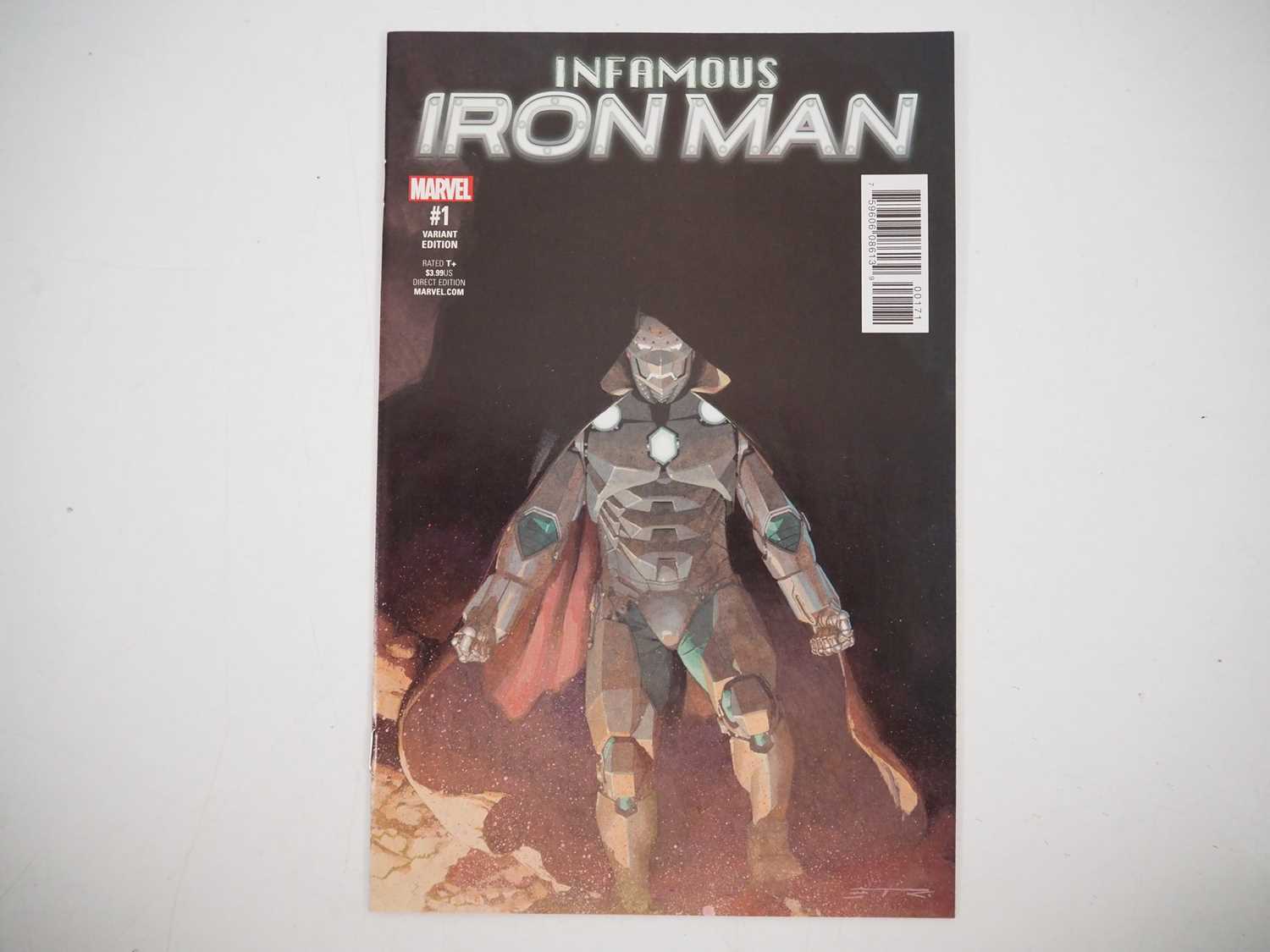 Lot 28 - INFAMOUS IRON MAN #1 1:25 VARIANT COVER (2016 -...