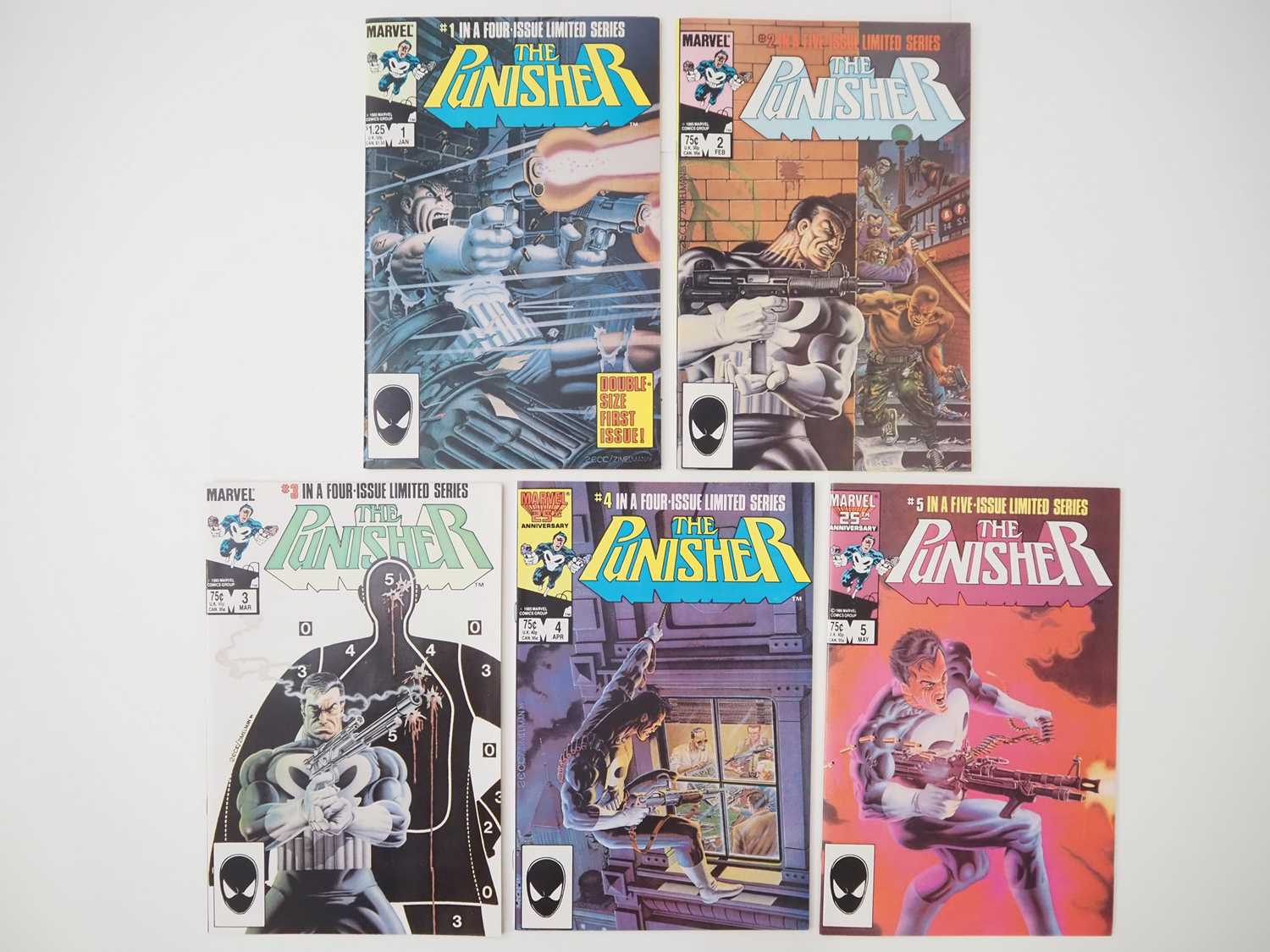 Lot 36 - THE PUNISHER LIMITED SERIES #1 to 5 (5 in Lot)...