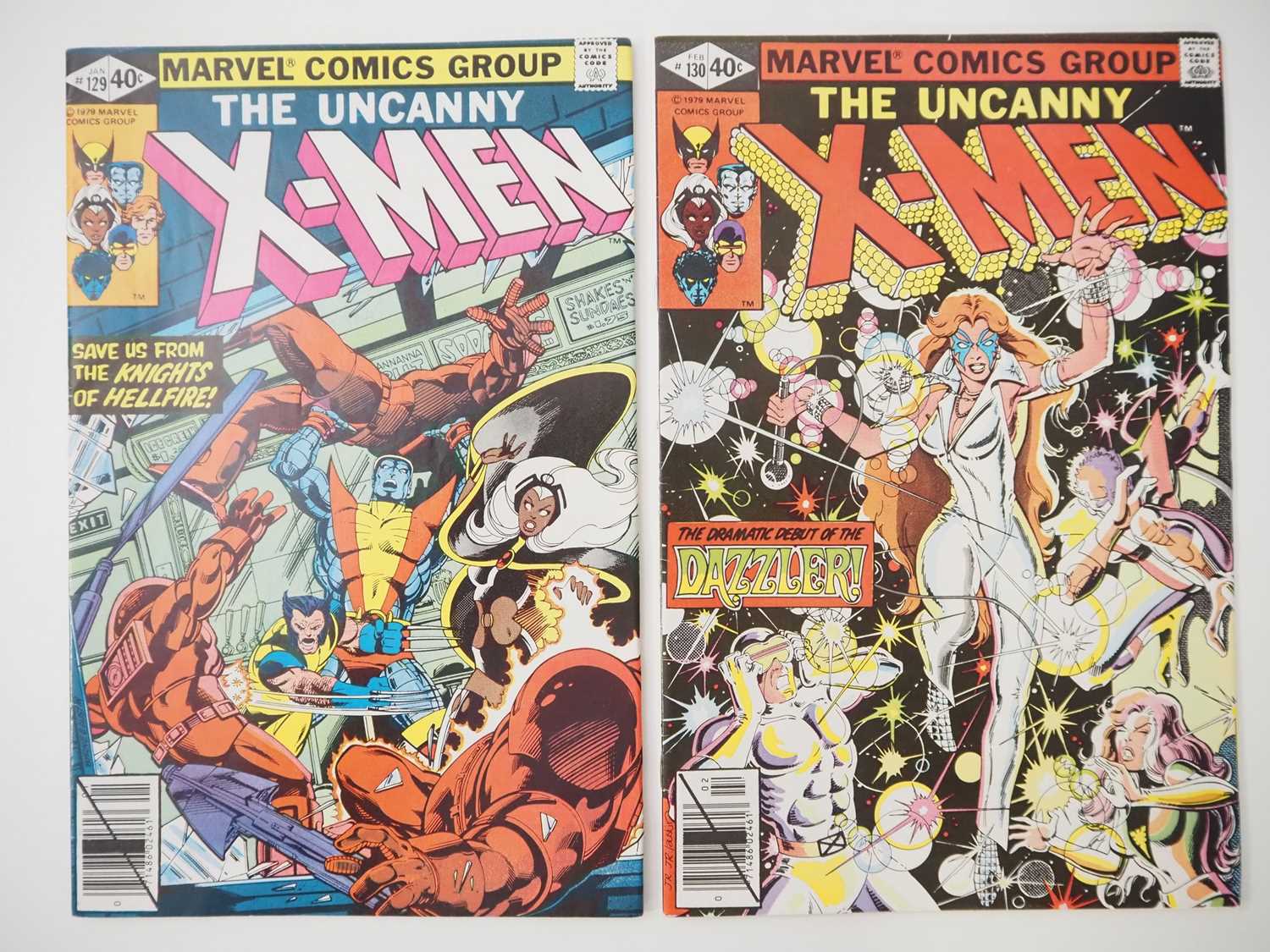 Lot 48 - UNCANNY X-MEN #129 & 130 (2 in Lot) - (1980 -...