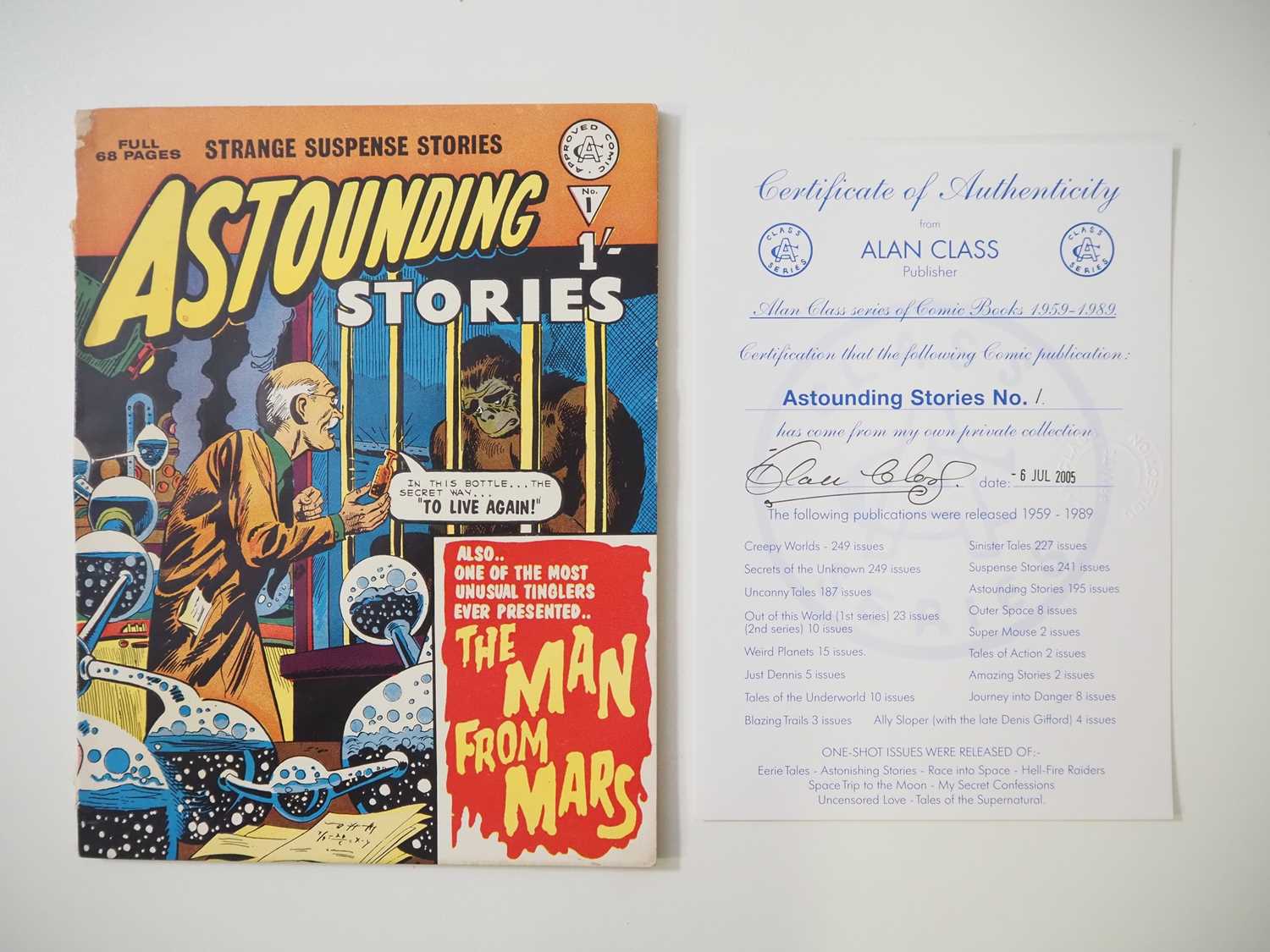 Lot 125 - ASTOUNDING STORIES #1 (1966 - ALAN CLASS) -...