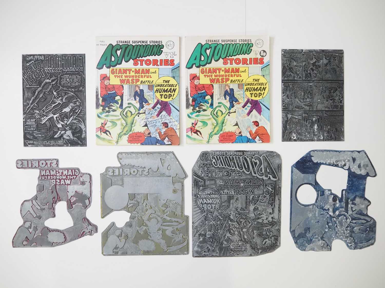 Lot 127 - ASTOUNDING STORIES #29 & 93 PRINTING PLATE SET...