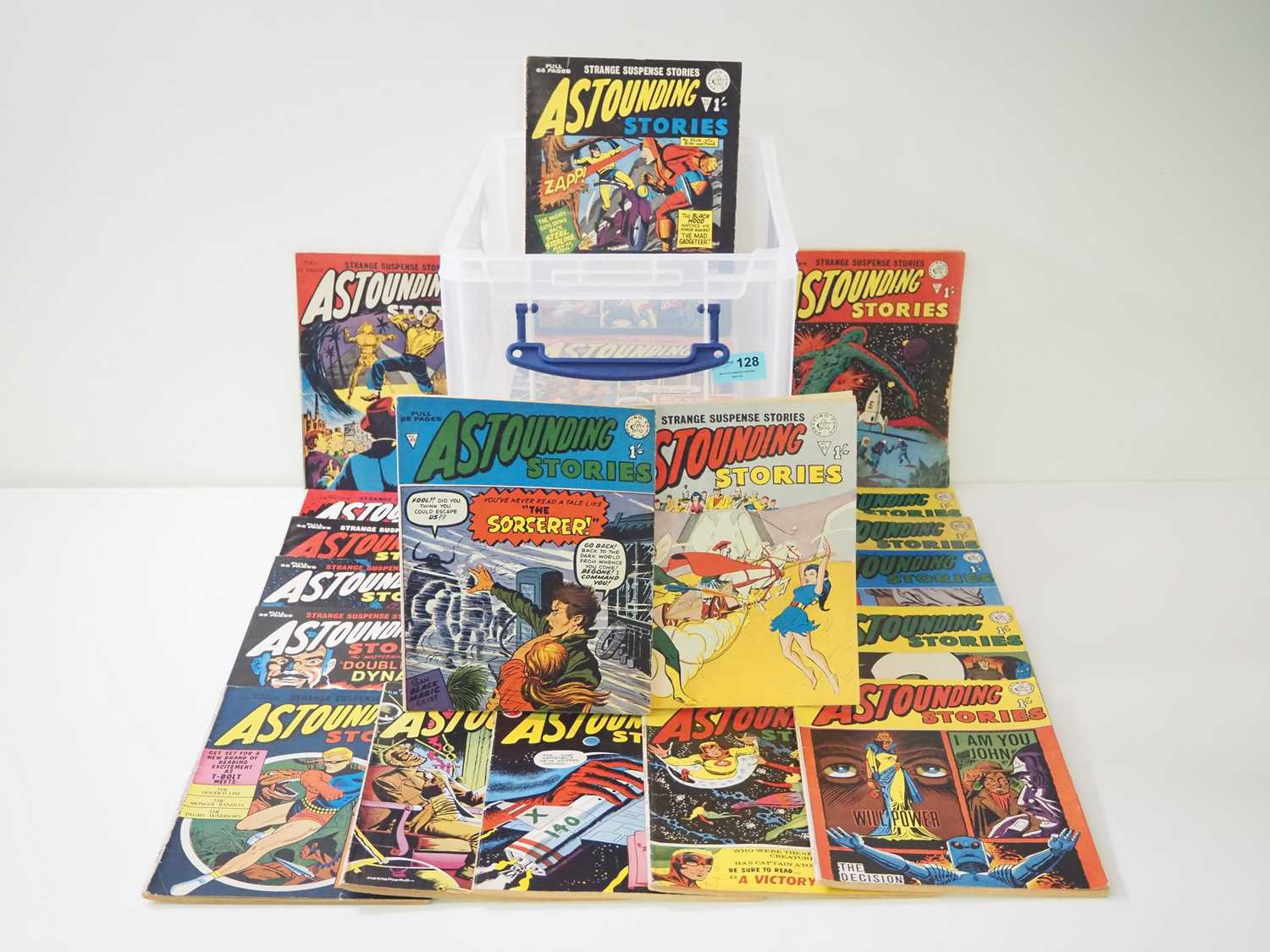 Lot 128 - ASTOUNDING STORIES #31, 33-36, 38-42, 44-49,...