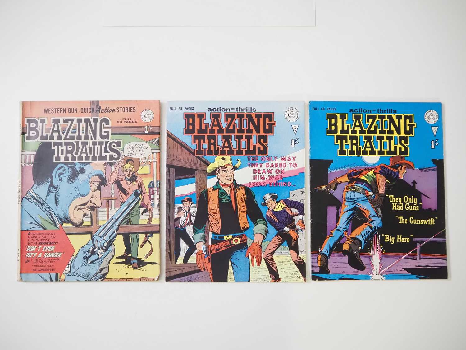 Lot 132 - BLAZING TRAILS #1, 2, 3 (3 in Lot) -...