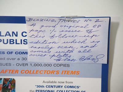 Lot 133 - BLAZING TRAILS #2 PRINTING PLATE SET (ALAN...