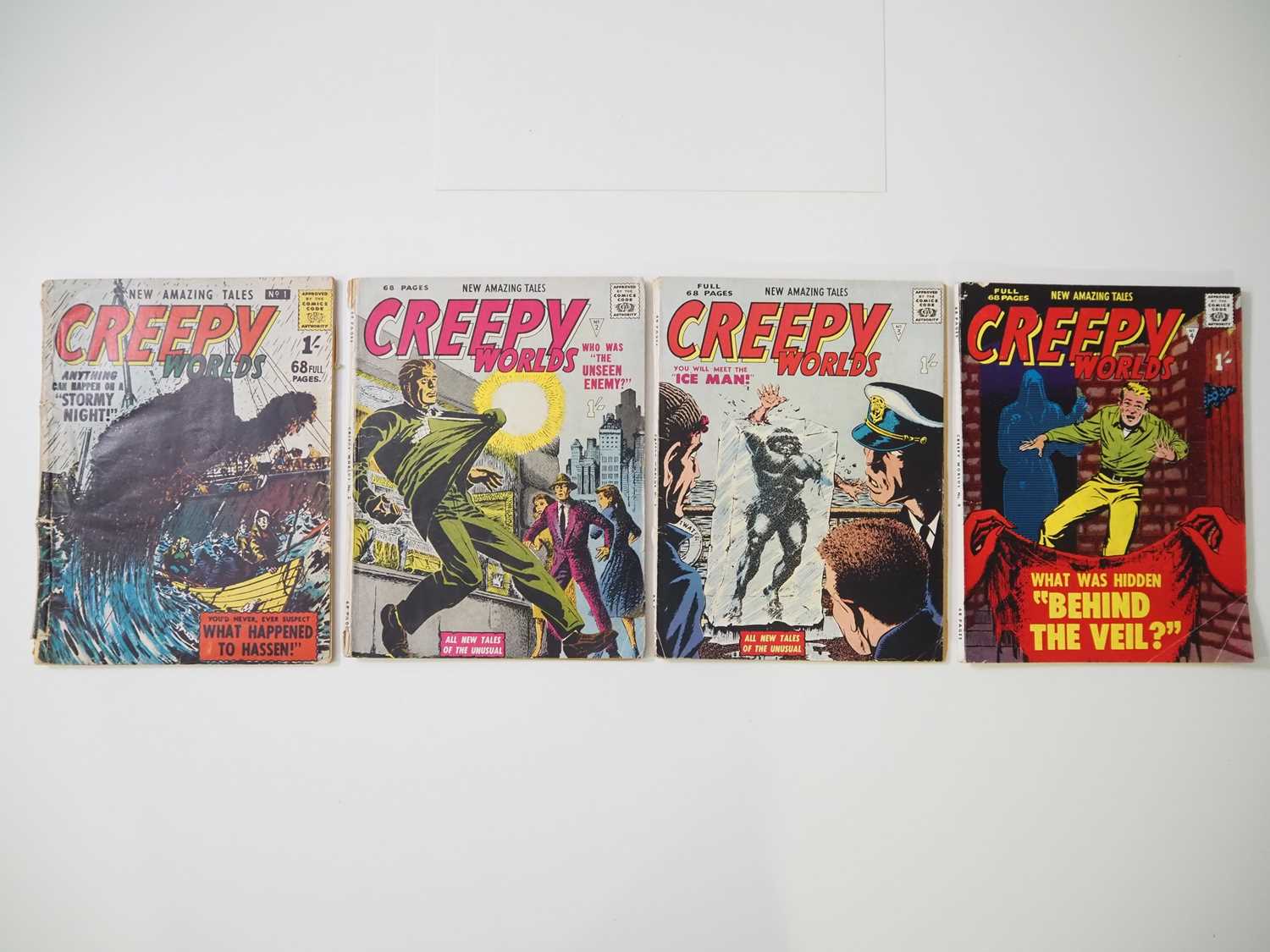 Lot 135 - CREEPY WORLDS #1, 2, 3, 4 (4 in Lot) - (1962 -...