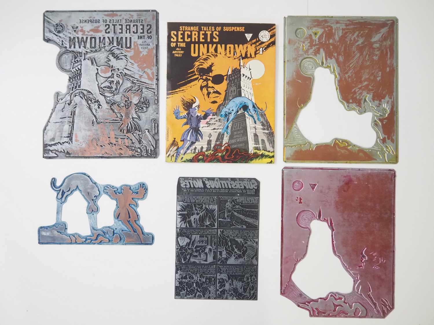 Lot 160 - SECRETS OF THE UNKNOWN #103 PRINTING PLATE SET...