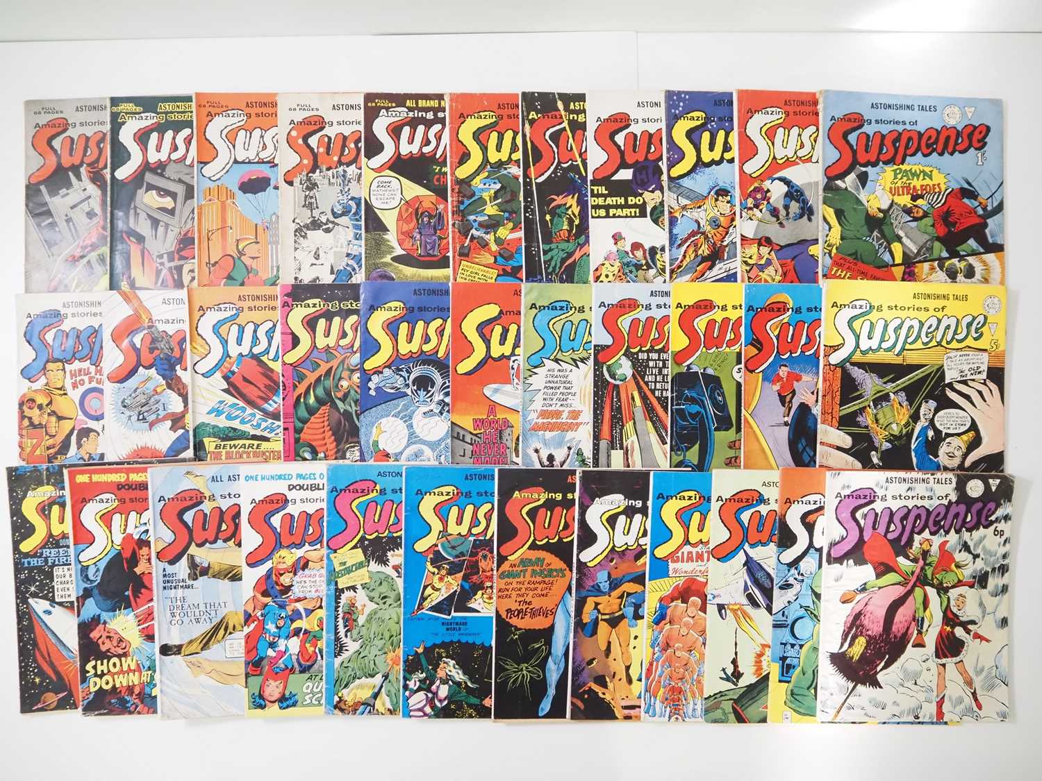 Lot 178 - SUSPENSE (AMAZING STORIES OF) #91-95, 97-125...