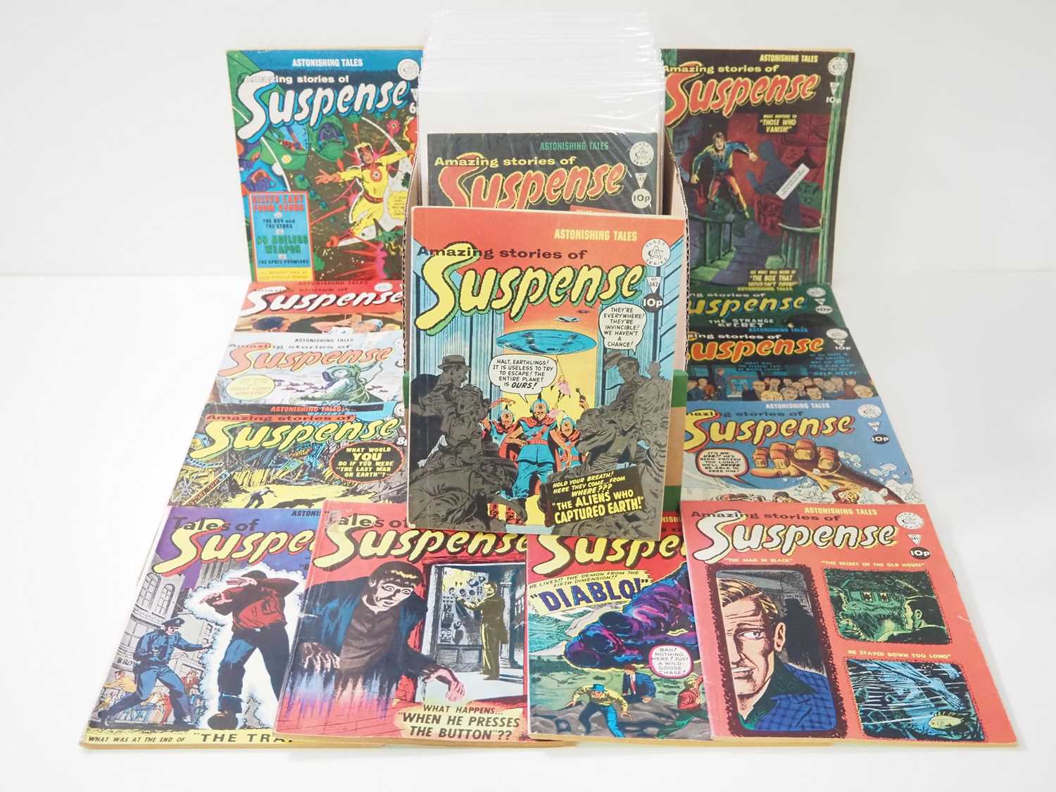 Lot 180 - SUSPENSE (AMAZING STORIES OF) #128, 130-135,...