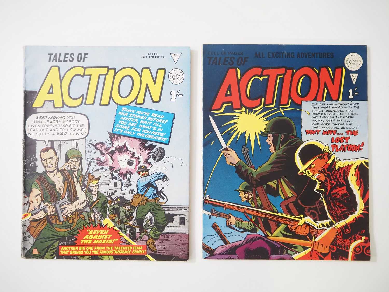 Lot 195 - TALES OF ACTION #1 & 2 (2 in Lot) - (1965/1966...