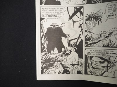 Lot 200 - BRETT EWINS SIGNED PENCIL SKETCH / 2000AD PROG...
