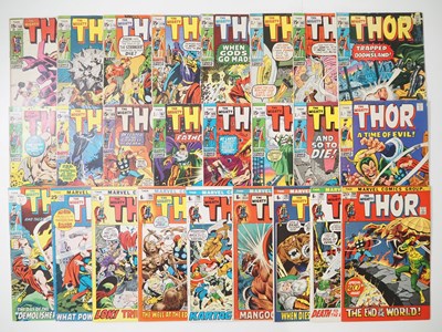 Lot 266 - THE MIGHTY THOR #168, 173, 178-200 (25 in Lot)...