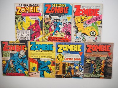 Lot 429 - ZOMBIE #1, 2, 3, 4, 5, 7, 8 (7 in Lot) - (1961...