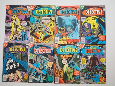 Lot 456 - DETECTIVE COMICS #469, 470, 474, 475, 476, 477,...