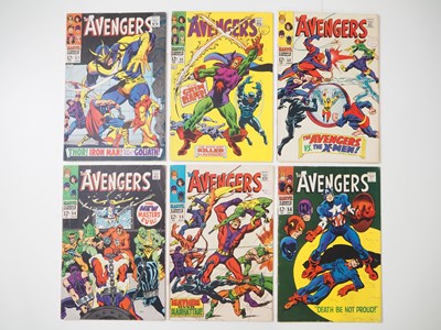 Lot 499 - AVENGERS #51, 52, 53, 54, 55, 56 (6 in Lot) -...
