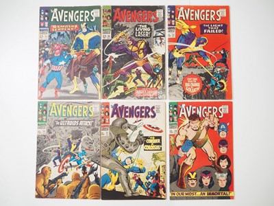 Lot 502 - AVENGERS #33, 34, 35, 36, 37, 38 (6 in Lot) -...