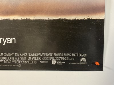Lot 273 - SAVING PRIVATE RYAN (1998) UK Quad film poster,...