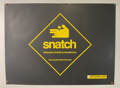 Lot 28 - SNATCH (2000) UK Quad advance film poster, Guy...