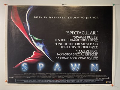 Lot 365 - SPAWN (1997) UK Quad film poster for the cult...