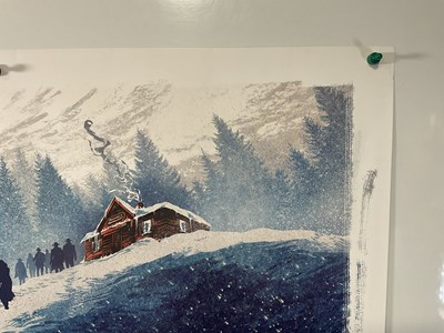 Lot 274 - THE HATEFUL EIGHT (2015) UK Quad film poster...
