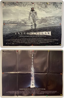 Lot 352 - INTERSTELLAR (2014) UK Quad film posters...