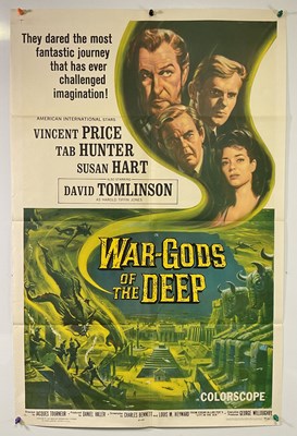 Lot 343 - WAR GODS OF THE DEEP (1965) US one sheet film...