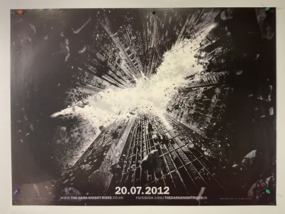 Lot 315 - THE DARK KNIGHT RISES (2012) UK Quad teaser,...