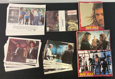 Lot 166 - A group of lobby cards and front of house sets...