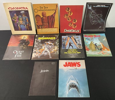 Lot 167 - A group of film souvenir brochures and...