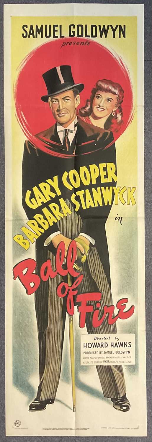 Lot 84 - BALL OF FIRE (1941) British door panel film...
