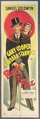 Lot 84 - BALL OF FIRE (1941) British door panel film...