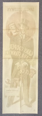 Lot 84 - BALL OF FIRE (1941) British door panel film...