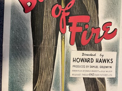 Lot 84 - BALL OF FIRE (1941) British door panel film...