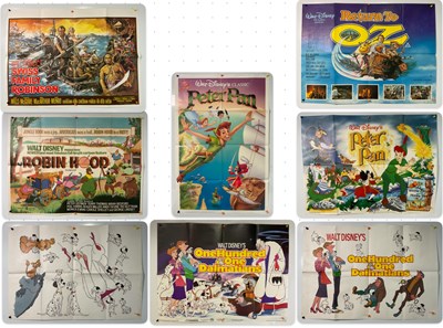 Lot 77 - A group of Walt Disney film posters comprising...
